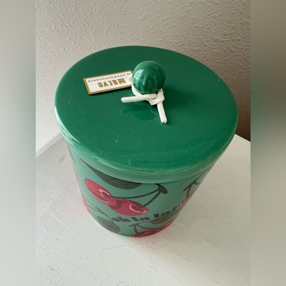 NEW Maeve by Anthropologie | Orangerie Ceramic Candle | Cherries Oh La La - Picture 2 of 8